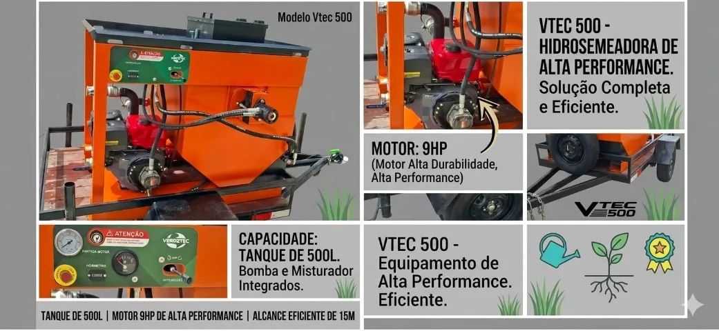 KIT COMPLETO PARA HIDROSEMADURA COM CARRETINHA (10x no CARTÃO) - Foto 2
