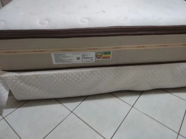 CONJUNTO BOX KING SIZE SIMBAL - DIAMOND STRESS SEM CABECEIRA - Foto 2