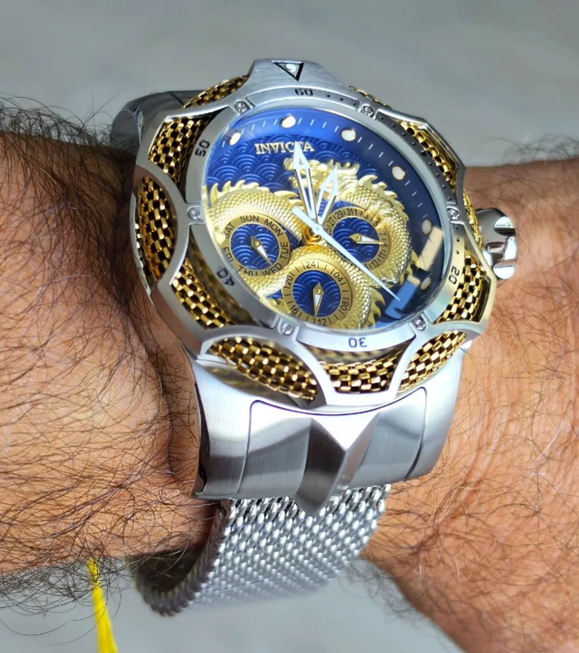 Relógio Invicta 49189 Venom Dragon Zerado no plástico. - Foto 4