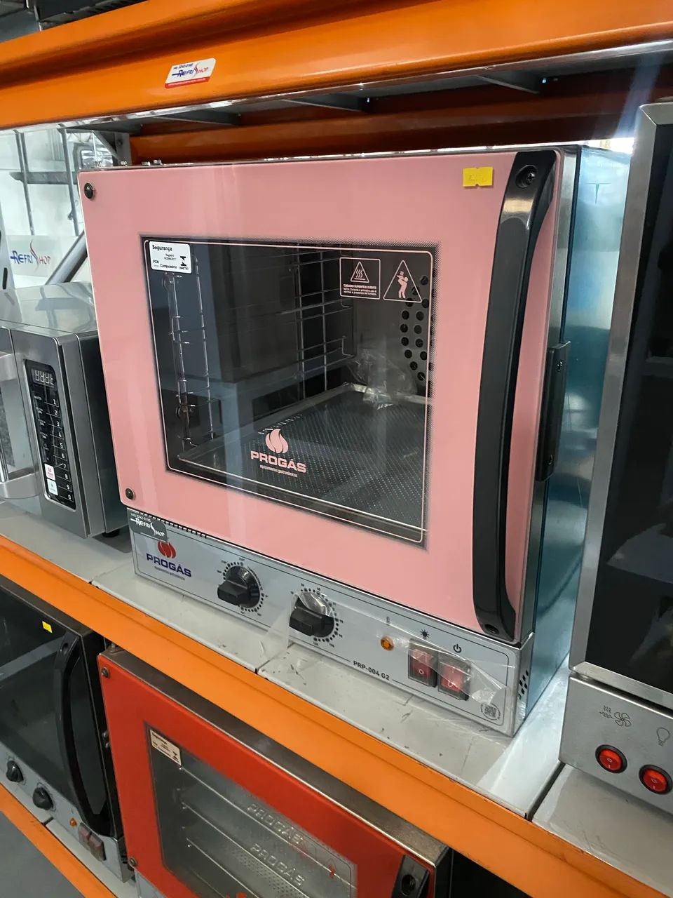 Forno elétrico industrial 4 esteiras 