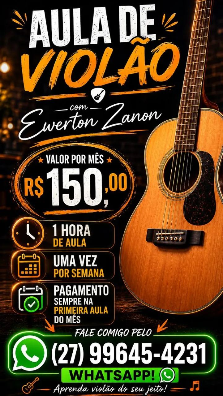 AULAS DE VIOLÃO PARA INICIANTES  - Foto 2