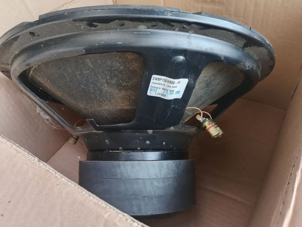 Alto falante papão de 15 polegadas de 800 RMS  - Foto 2