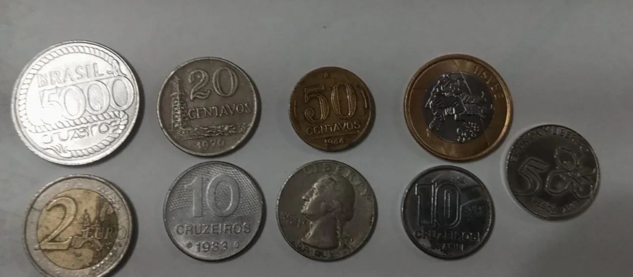 Moedas antigas 