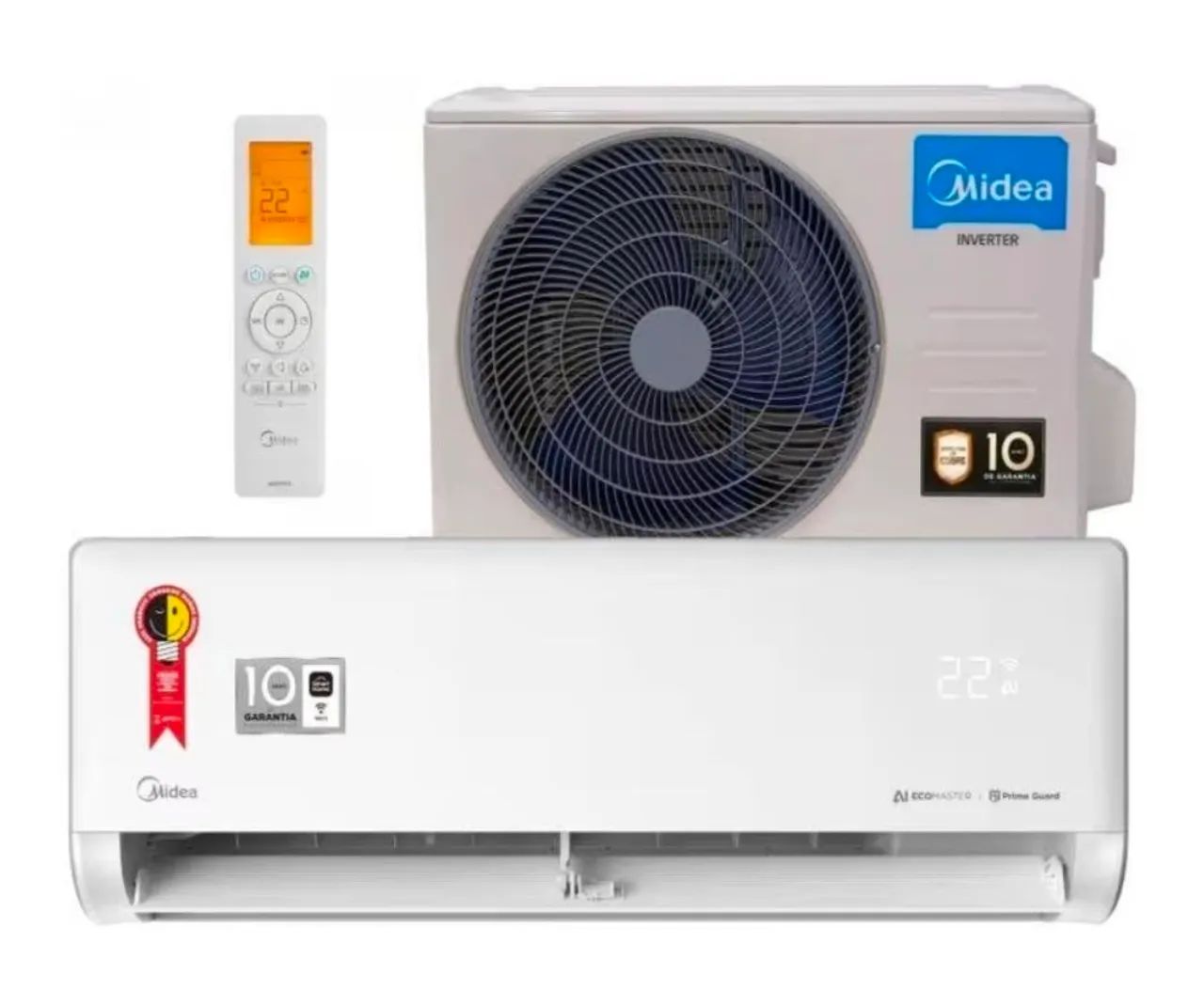 Ar-condicionado midea ecomaster 9000 BTUs  - Foto 2