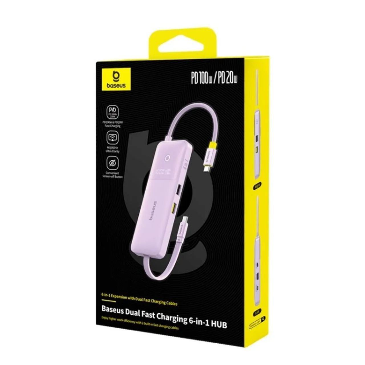 Baseus Dual Fast Charging 6-in-1 Hub