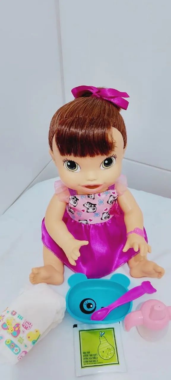 Baby Alive hora de comer morena  - Foto 2