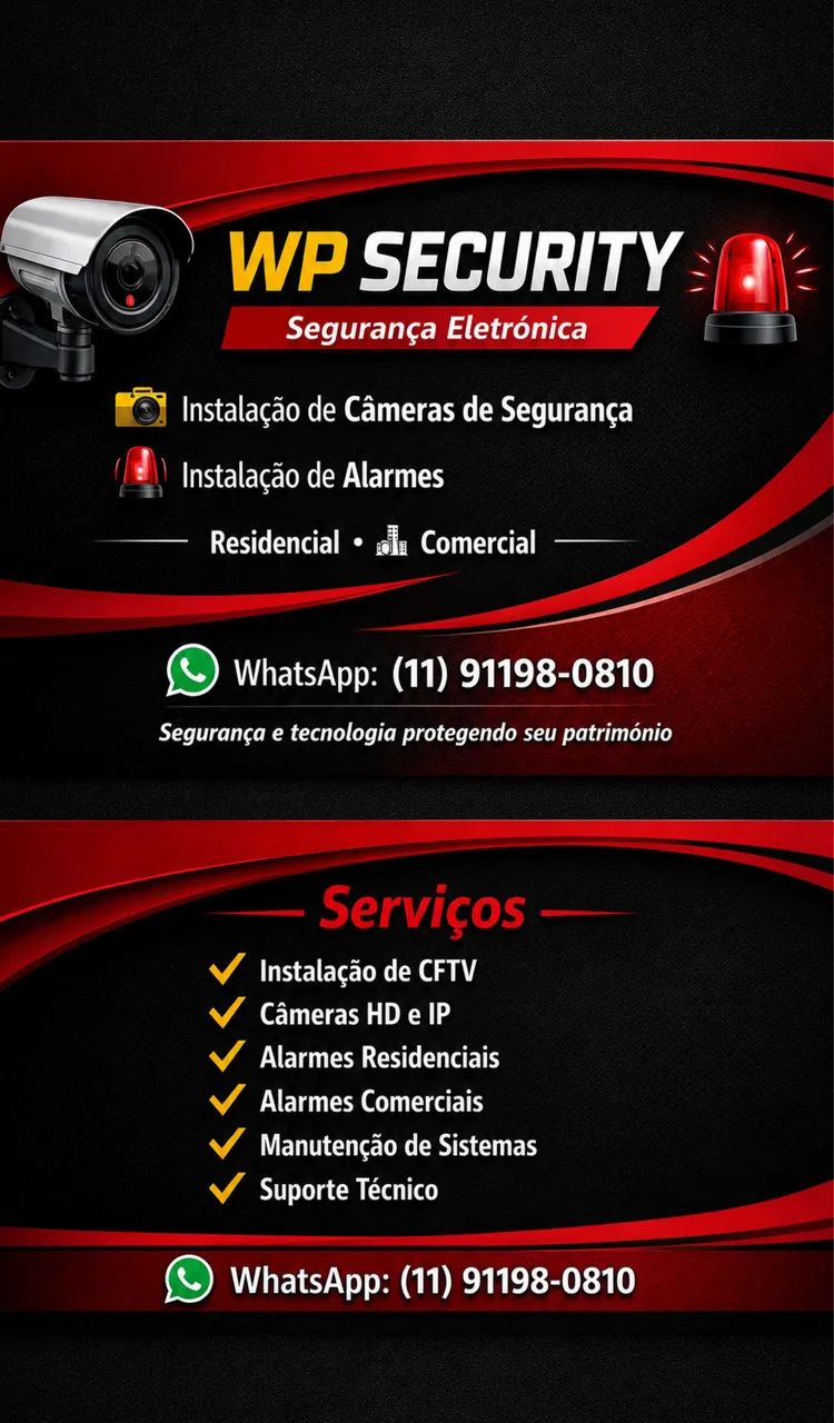 Serviços Cftv em gerais 