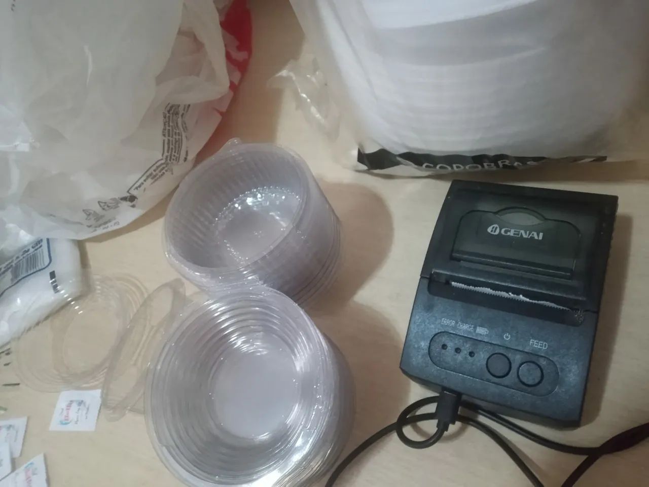 Impressora térmica + Utensílios para marmita  - Foto 3
