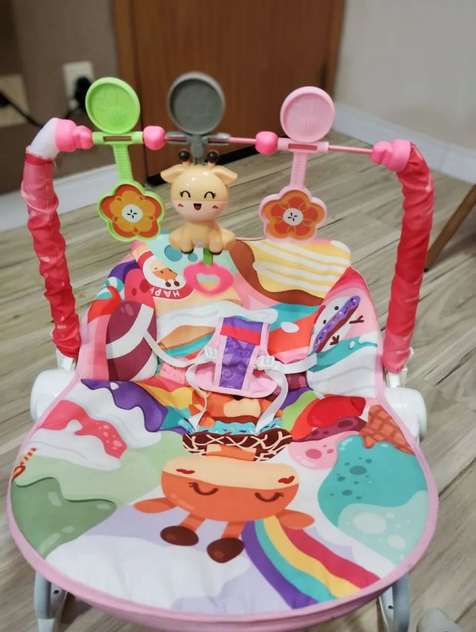 Cadeirinha de Descanso Musical Balanço Suave para Bebê - Foto 3