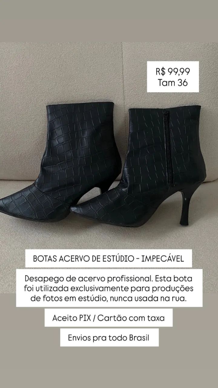 Botas acervo estúdio- imperceptível  - Foto 5