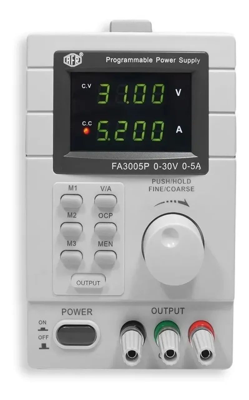 Fonte De Bancada Afr Fa-3005p Programavel Com 4 Dígitos