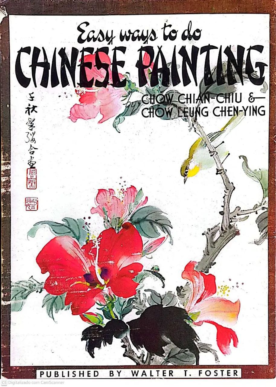 Livro Arte Vintage de 1986 "Maneiras fáceis de fazer pintura chinesa" (usado) N°69  - Foto 2