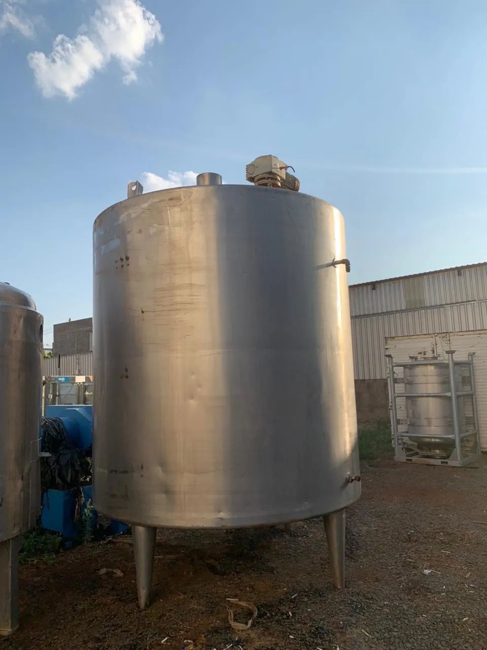 Tanque Misturador Encamisado em Aço Inox 10m3 Meia Cana com Isolamento Térmico  - Foto 3
