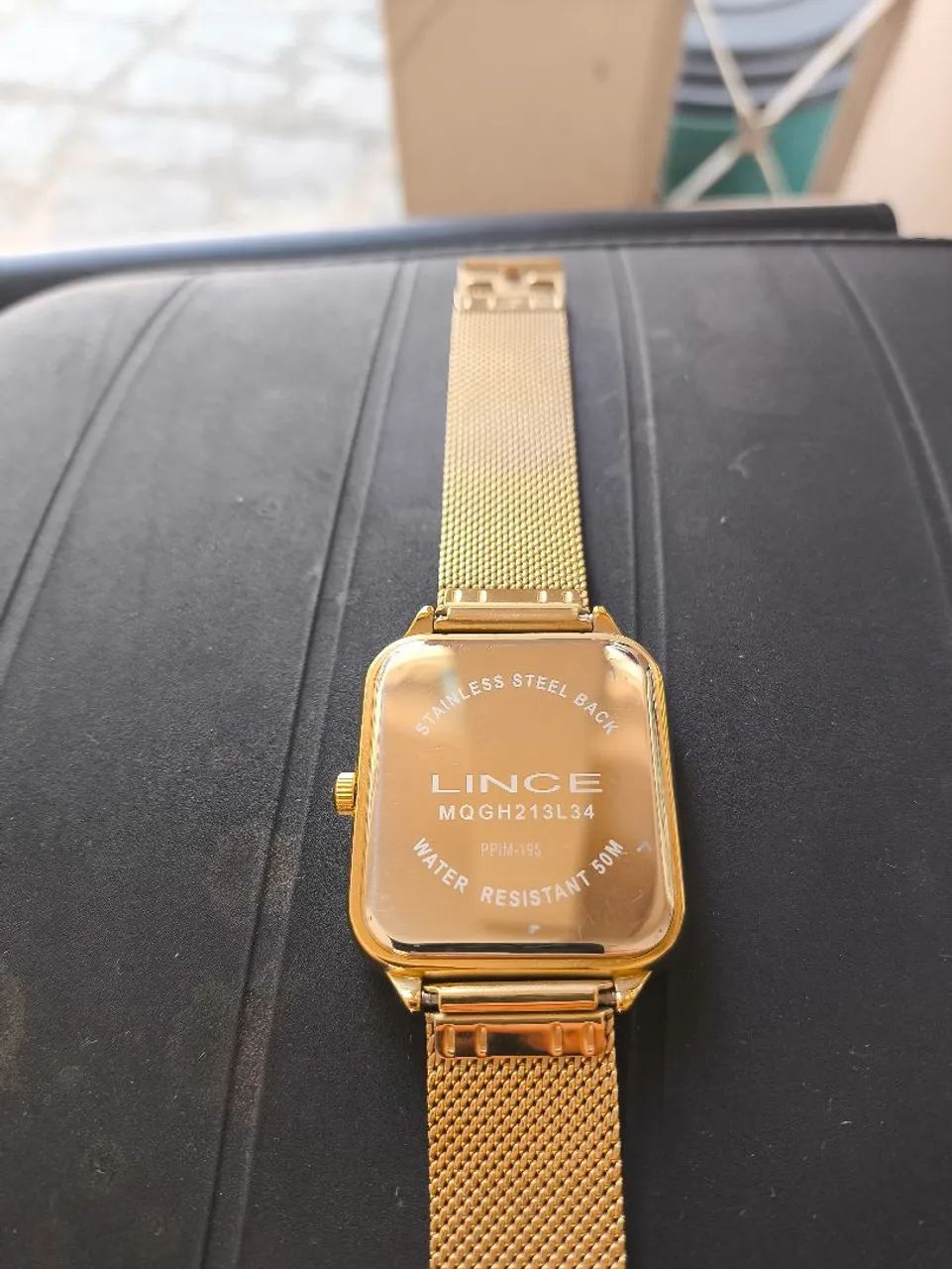 Relógio Lince Dourado Unissex  - Foto 2