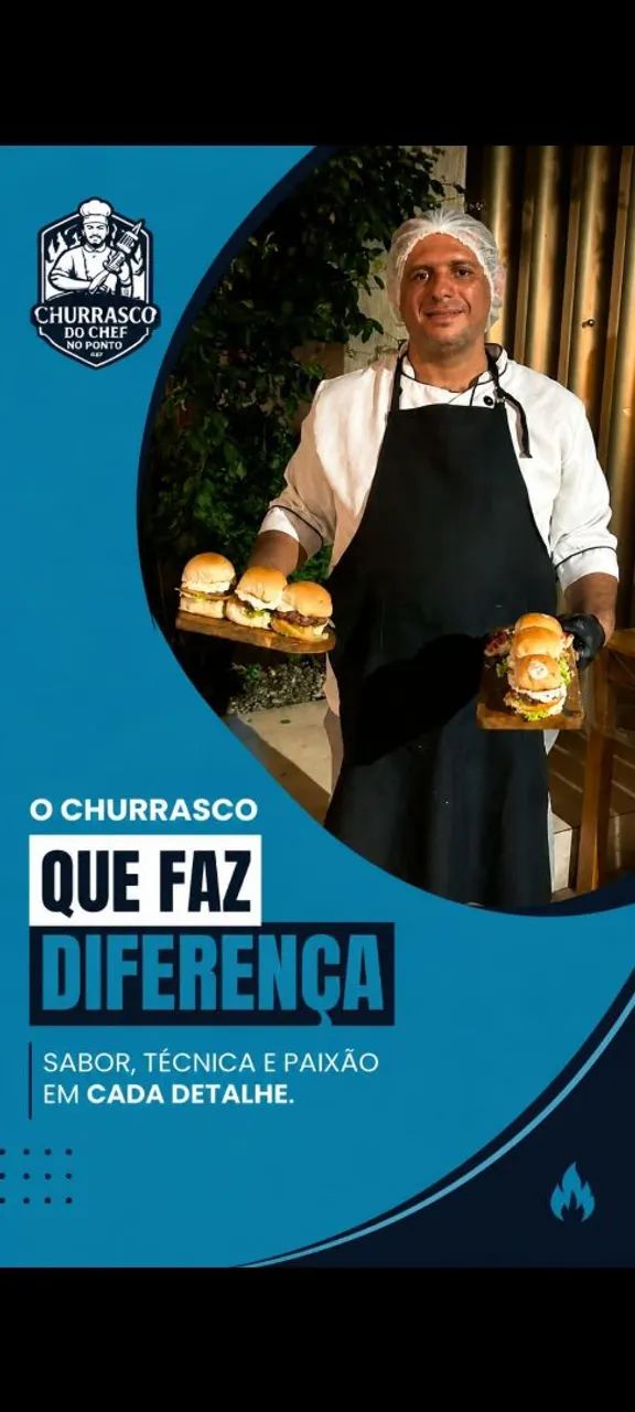Churrasqueiro profissional para evento  - Foto 3