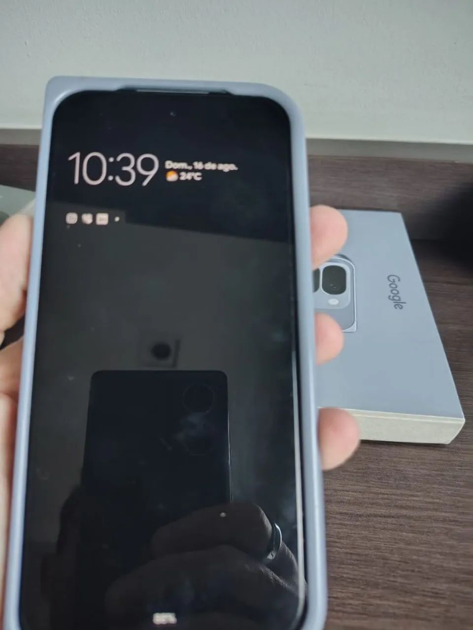 Google pixel fold 10 , 6 meses de uso , 1 TB estado de zero kit completo ou vendo a part - Foto 3
