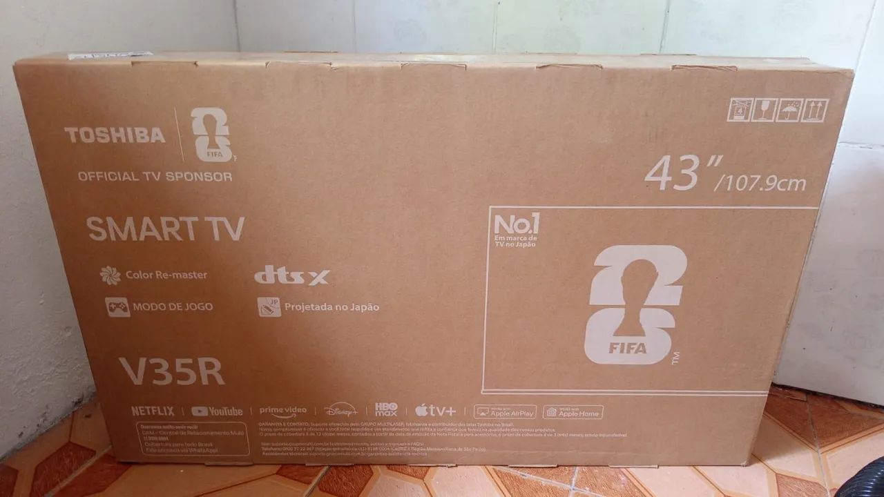Vende-se uma Tv smartv 43 polegadas valor: R$:1500 chama no ZAP *47