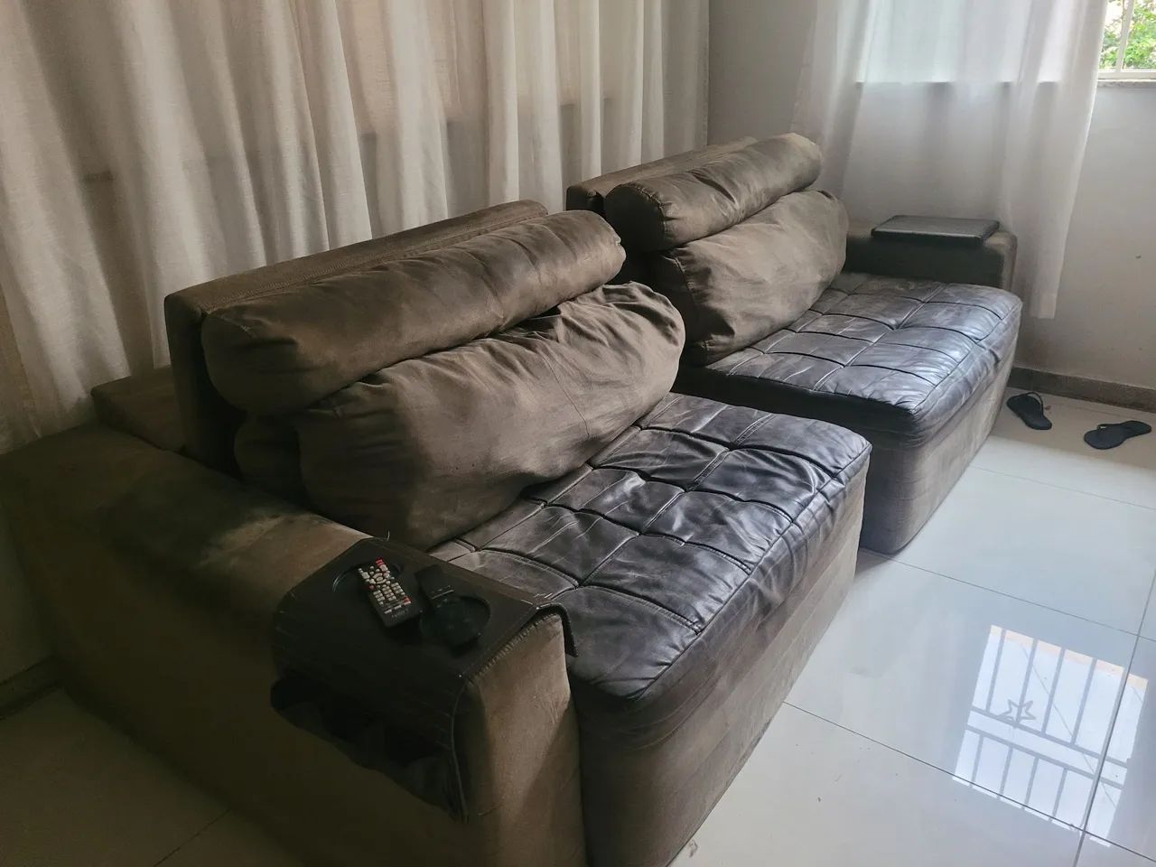 Sofá Retrátil 4 lugares 2,40  - Foto 2