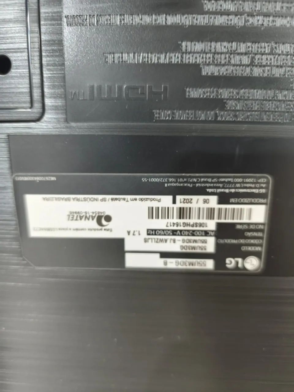 Tv Display Monitor 55" polegadas HDMI Display Port - Foto 3