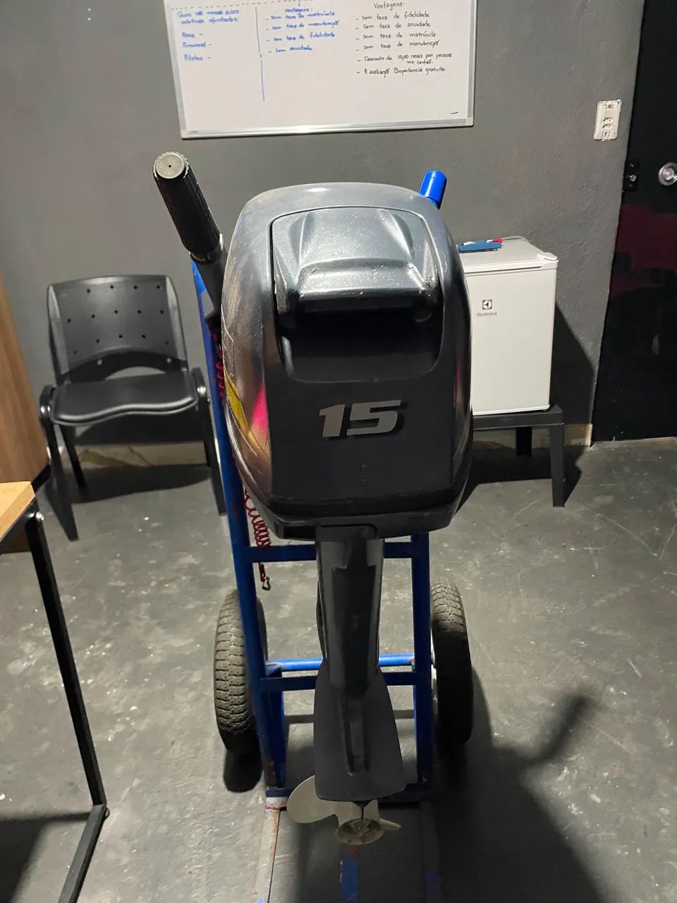 MOTOR DE POPA 15 HP YAMAHA ZERADO  - Foto 4