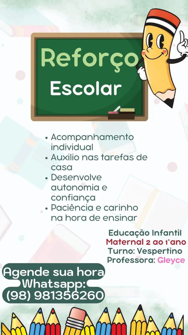 Reforço Escolar - Maternal 2 ao 2°ano - Foto 2