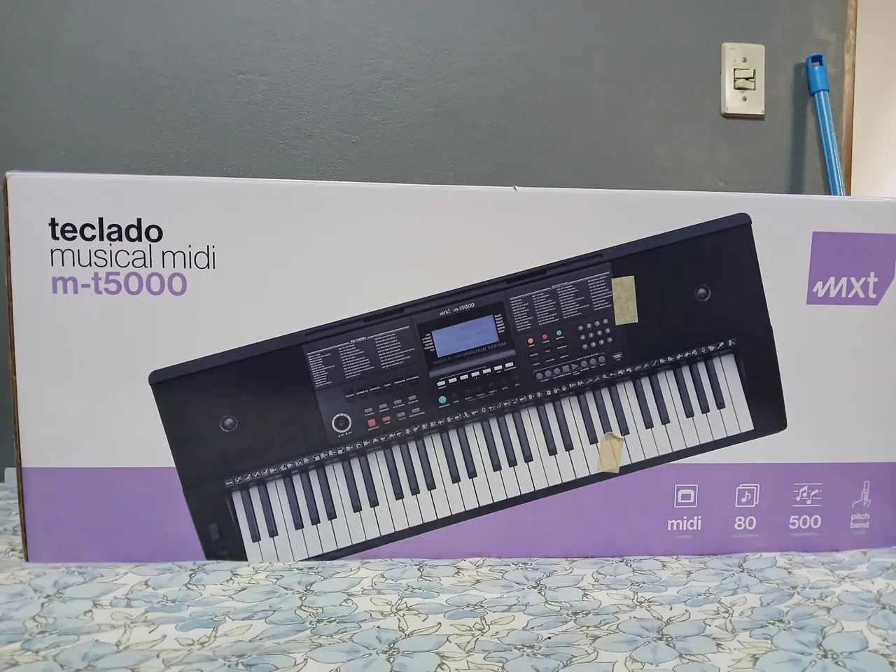 Teclado  musical  midi  mt5000