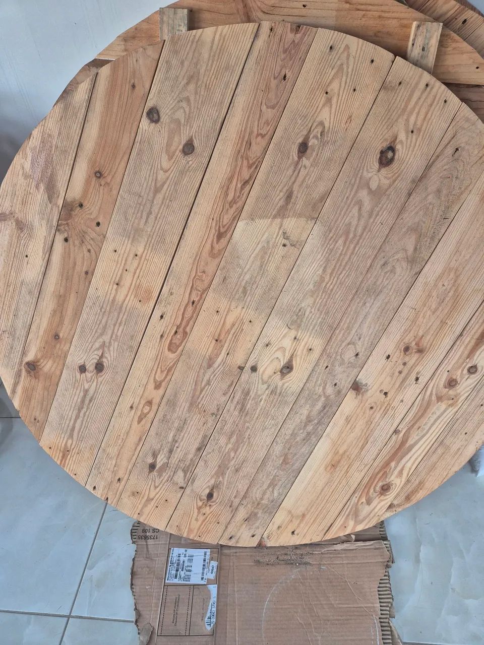 Mesa de madeira (tampo)