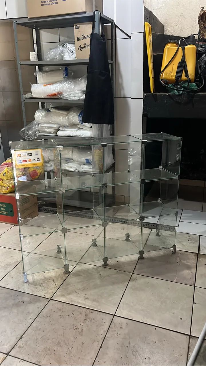 Balcão de vidro 