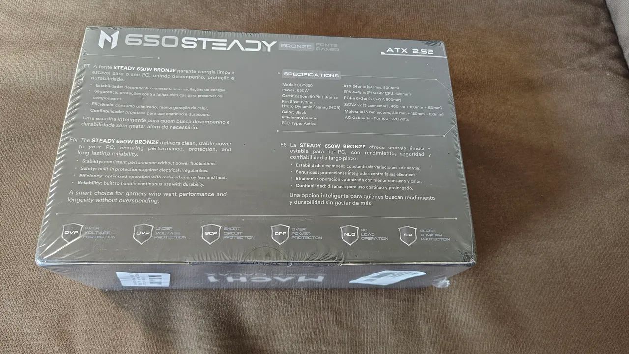 Fonte Gamer 650w 80plus Bronze - Foto 2