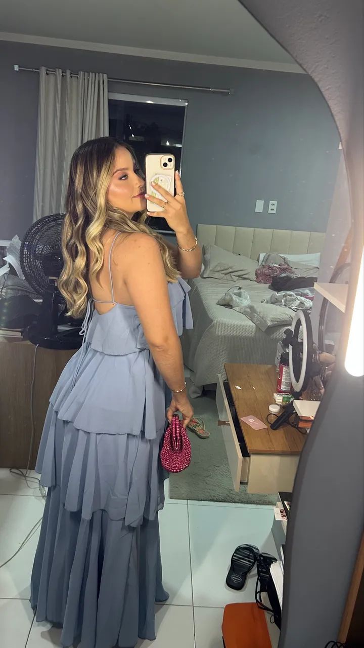 Vestido madrinha azul - Foto 4