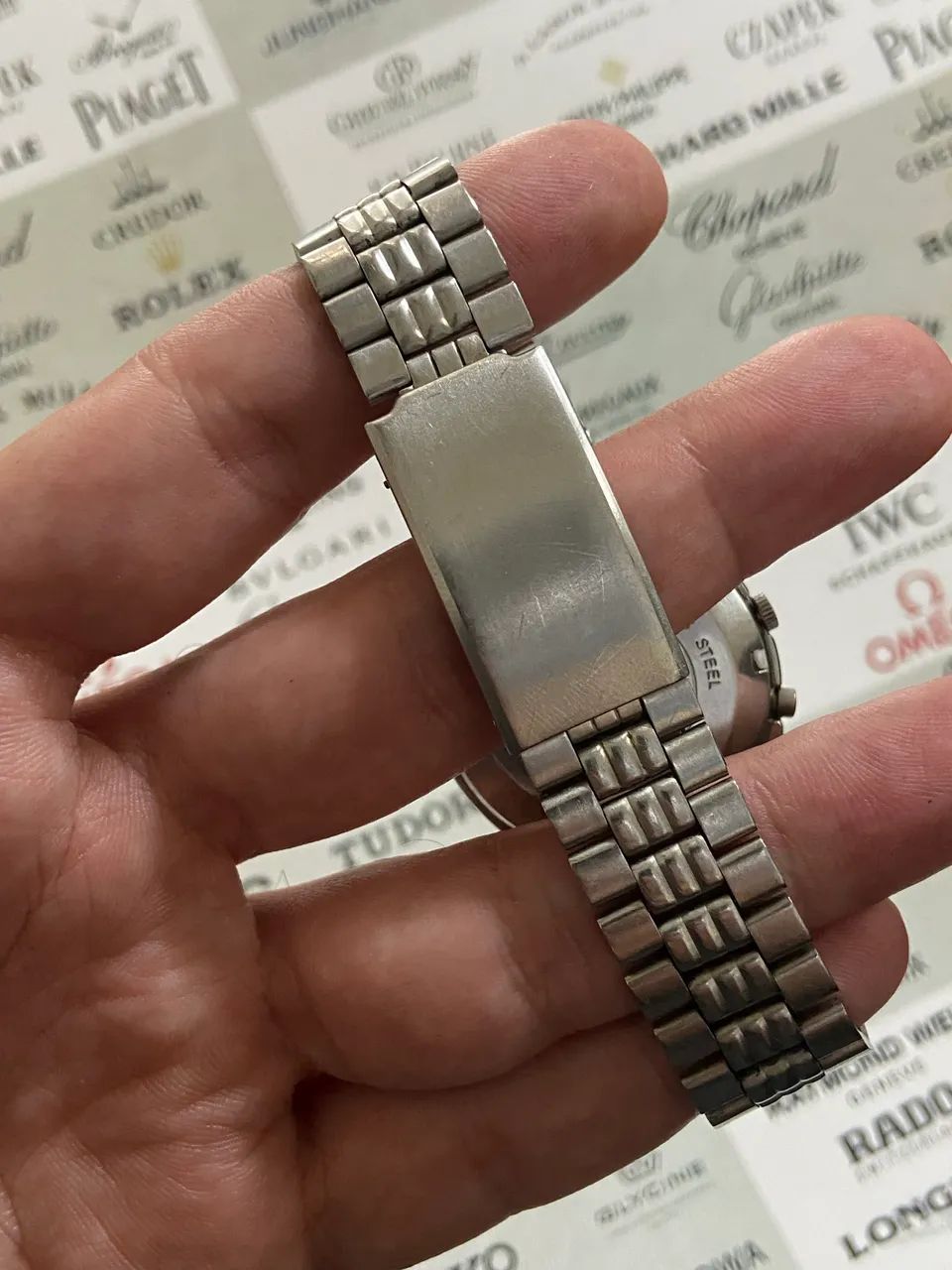 Relógio Vintage Orient 3 Estrelas Azul - Foto 4
