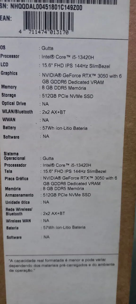 Notebook Acer Nitro V 15 - Foto 2