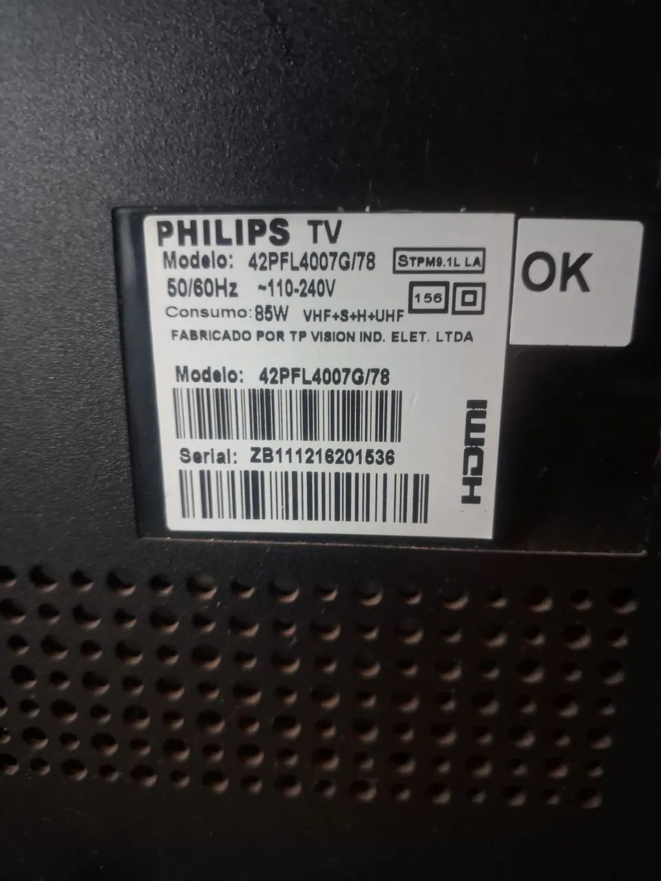 TV Philips - 42 polegadas - HDMI - Foto 3