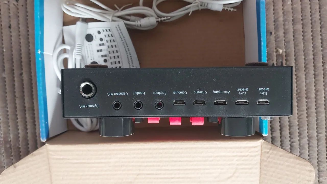 Interface mixer console V8S+