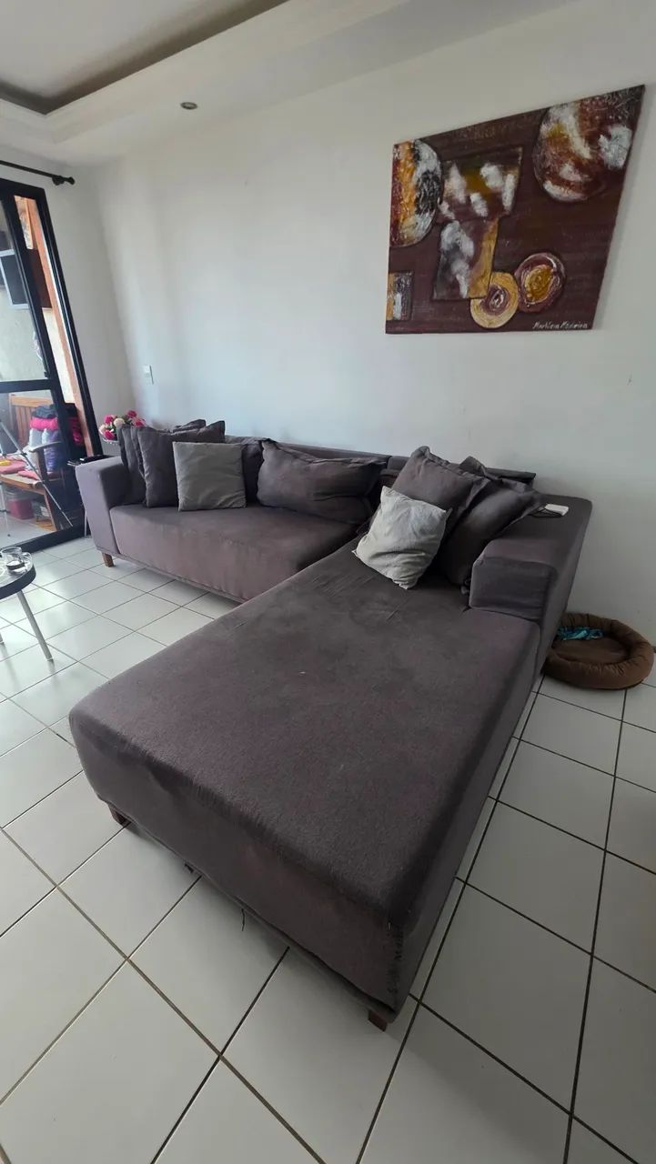 Vendo Sofá com Almofadas - Foto 5
