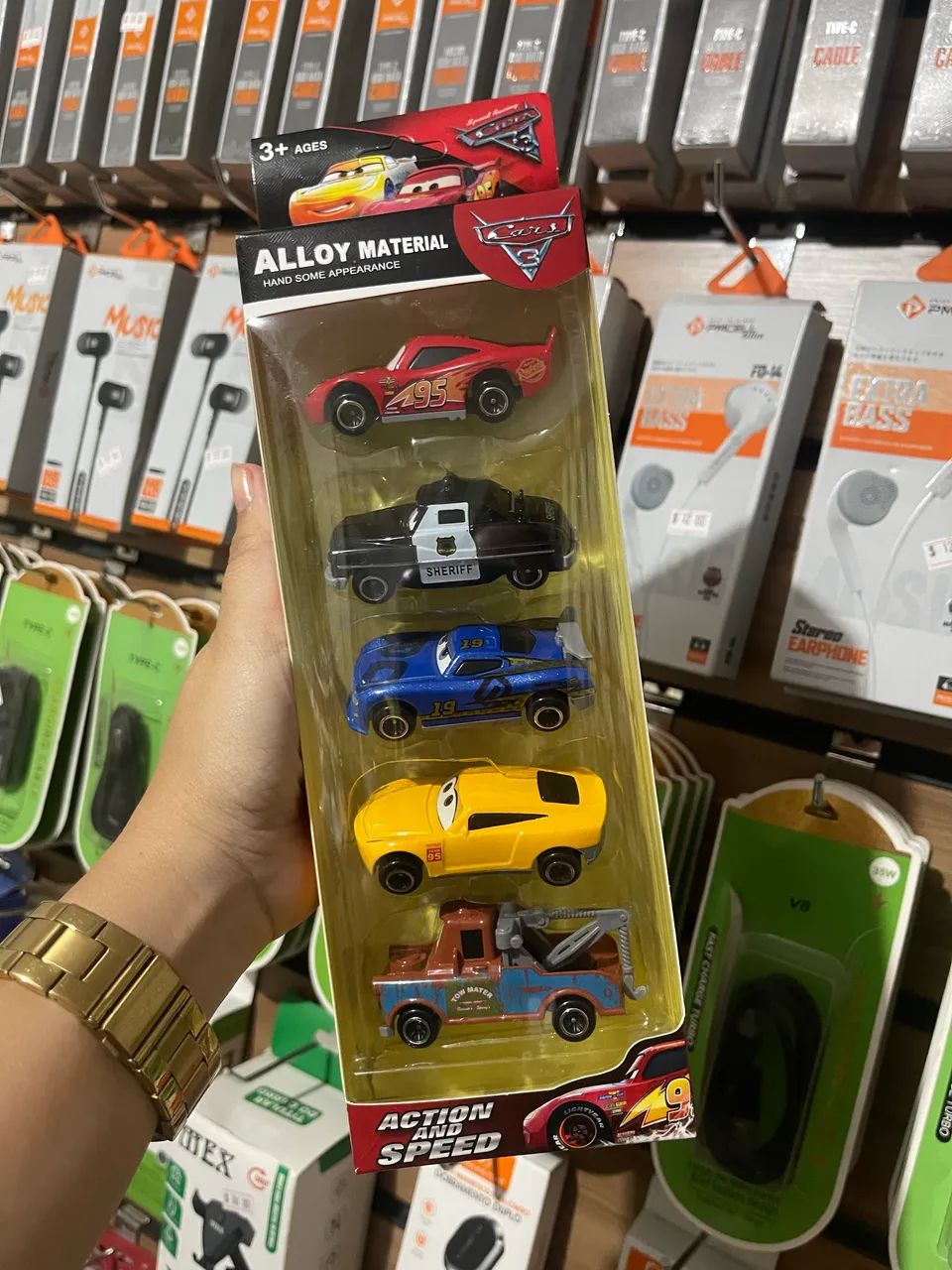 Kit 5 carrinhos