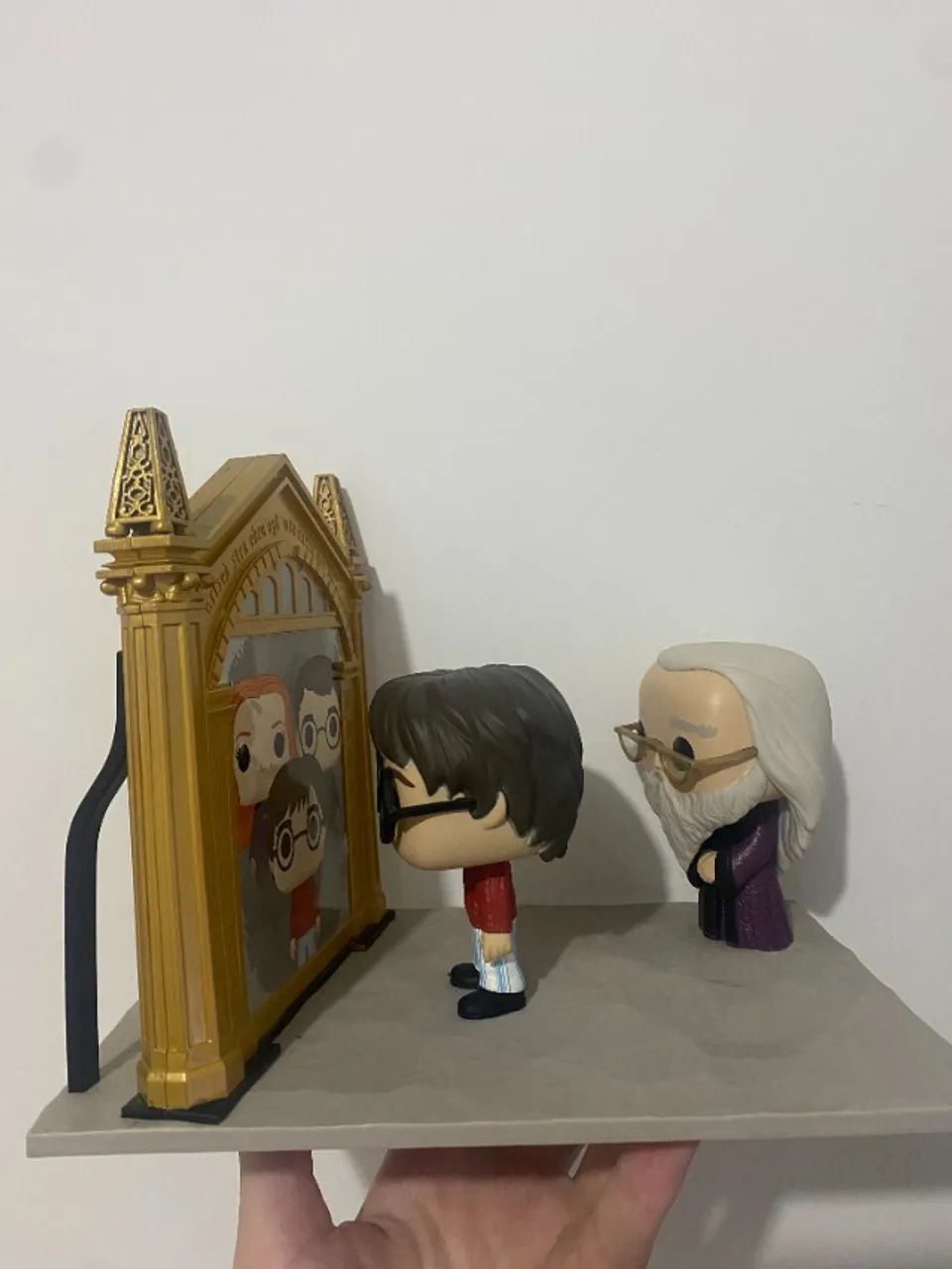 Funko Moments: Harry & Dumbledore com o Espelho de Ojesed
