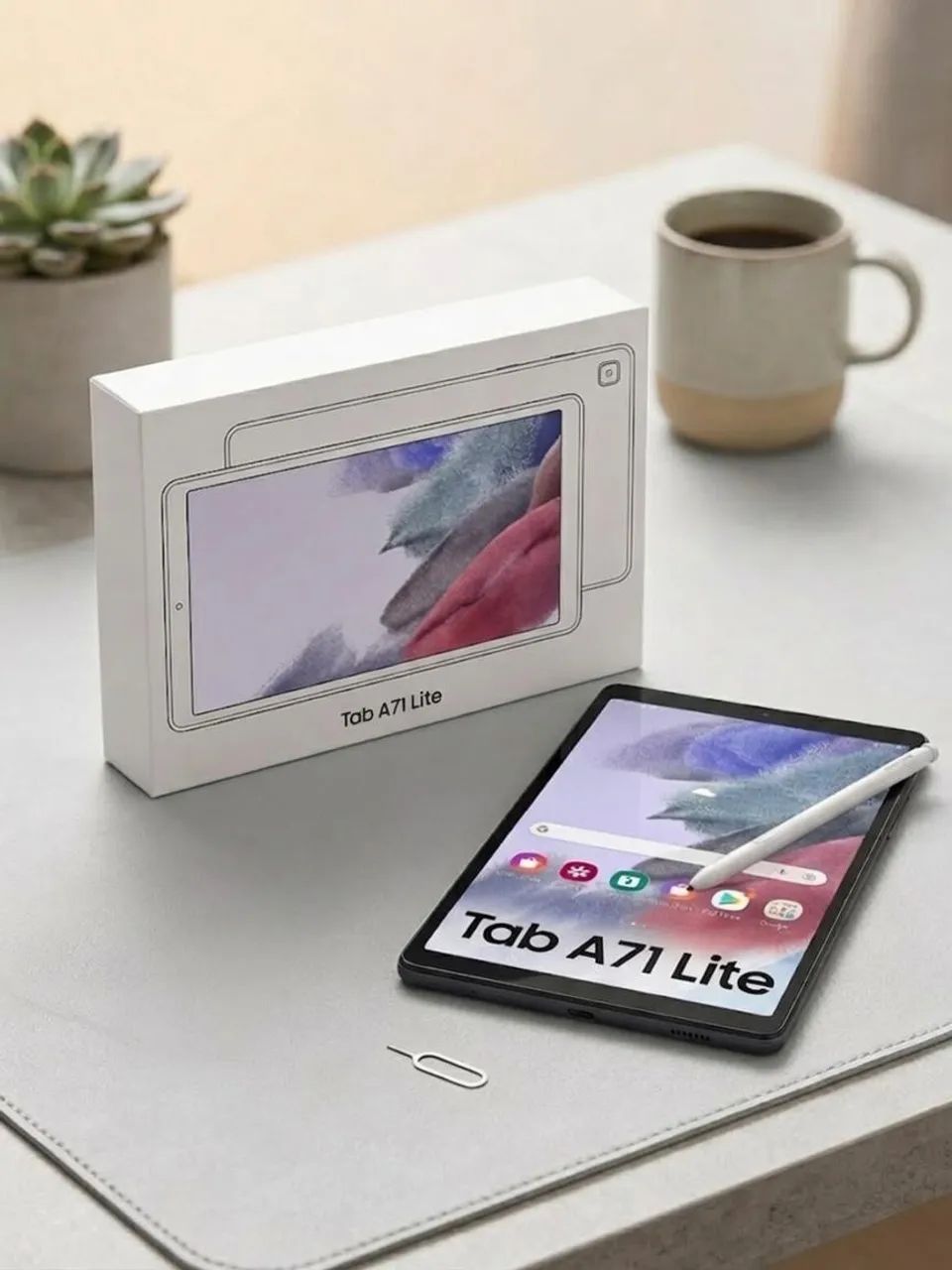 Tablet Samsung Galaxy Tab A71 Lite Semi-Novo, estado EXCELENTE.