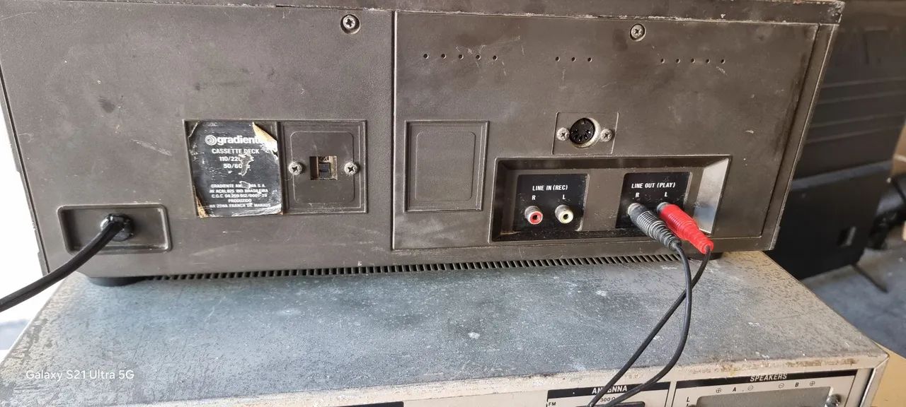 Tape deck gradiente model s106 bem conservado 