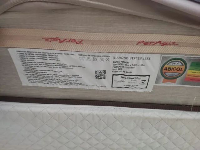 CONJUNTO BOX KING SIZE SIMBAL - DIAMOND STRESS SEM CABECEIRA - Foto 3