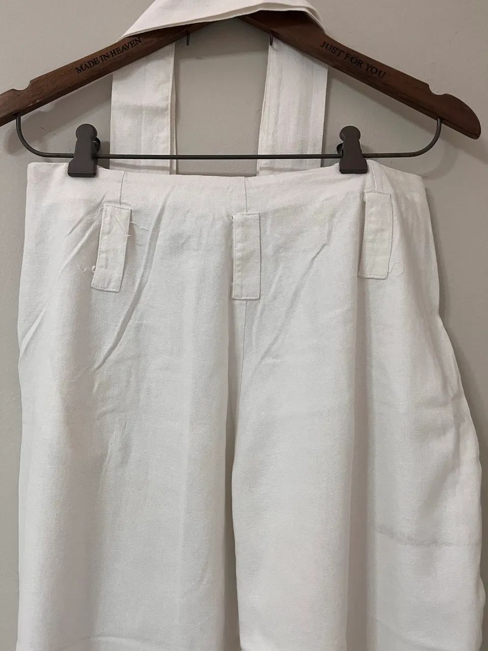 Calça pantacourt em linho n:36 - Foto 3