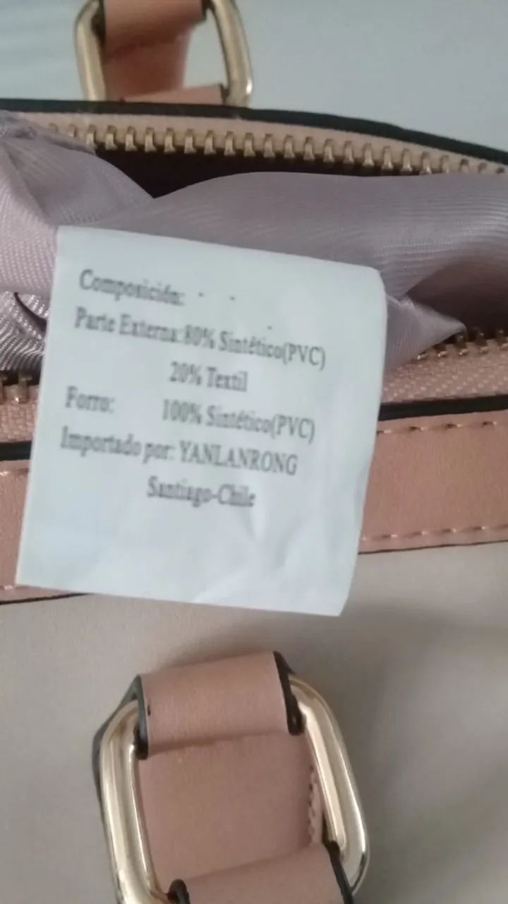 Bolsa feminina grande Lilás original com alça dupla (Produto Novo) - Foto 3