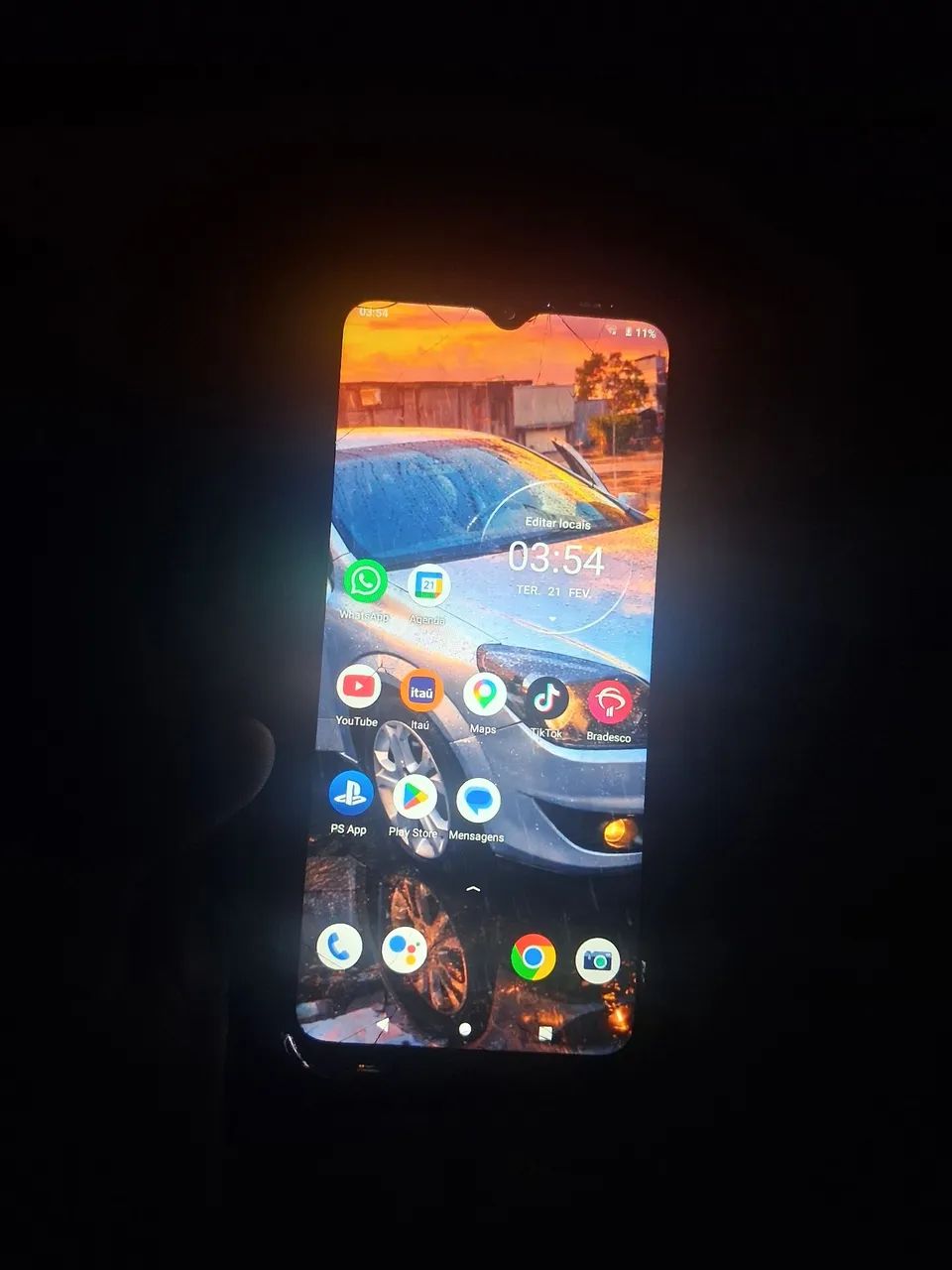 Moto g20 tela quebrada mais funcionando normal  - Foto 3