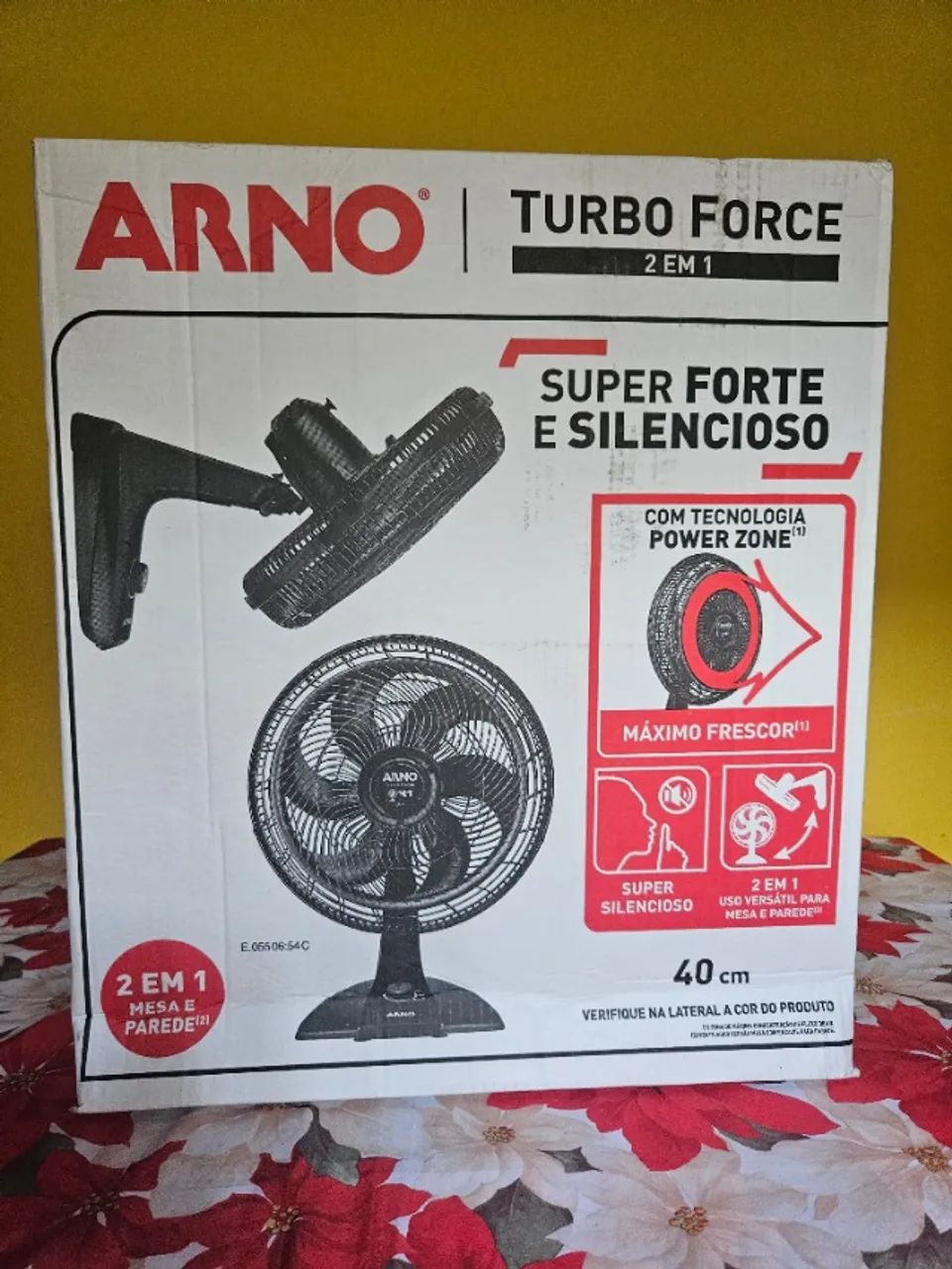 ventilador arno turbo force 40cm novo - Foto 6