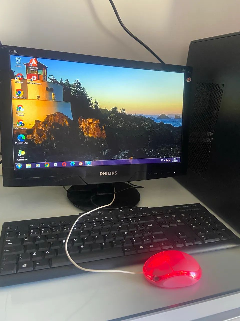 Computador Completo com Monitor Philips 19? - Funcionando - Foto 2