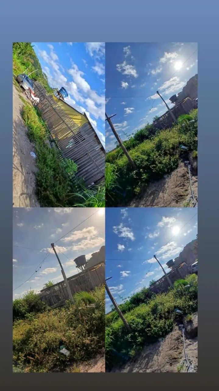 Vende-se terreno com casa 