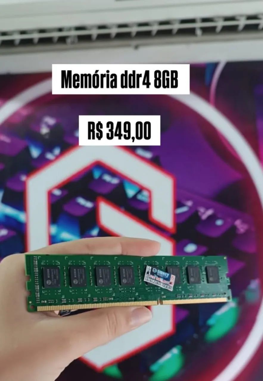Memória DDR4 8GB 