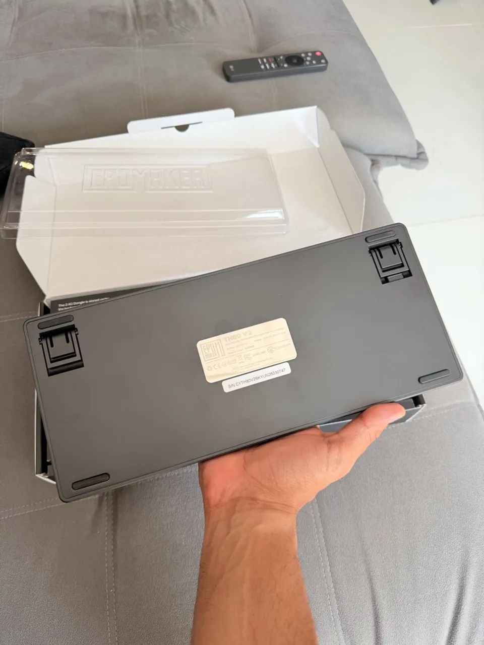Teclado mecânico Epomaker TH80 V2 - Zero! - Foto 4