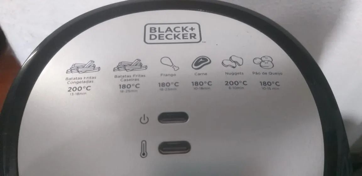 Fritadeira Sem Óleo Black&Decker Preto - 5L, 127V e 1500W - Foto 2