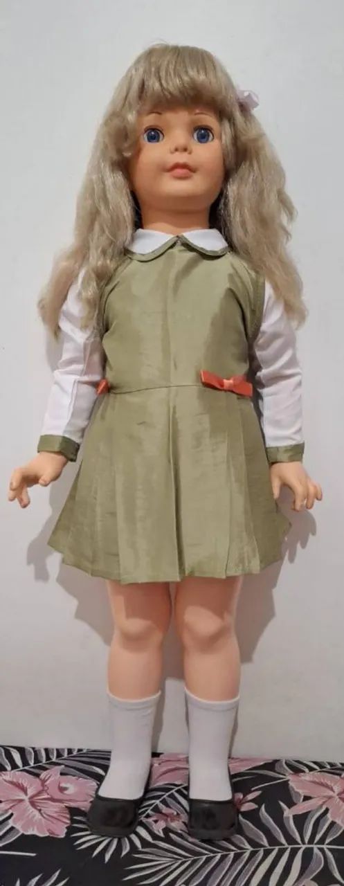 Boneca amiguinha da estrela com vestido verde e branco  - Foto 2